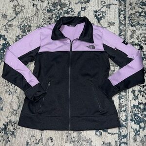 The North Face Black and Lavender Jacket